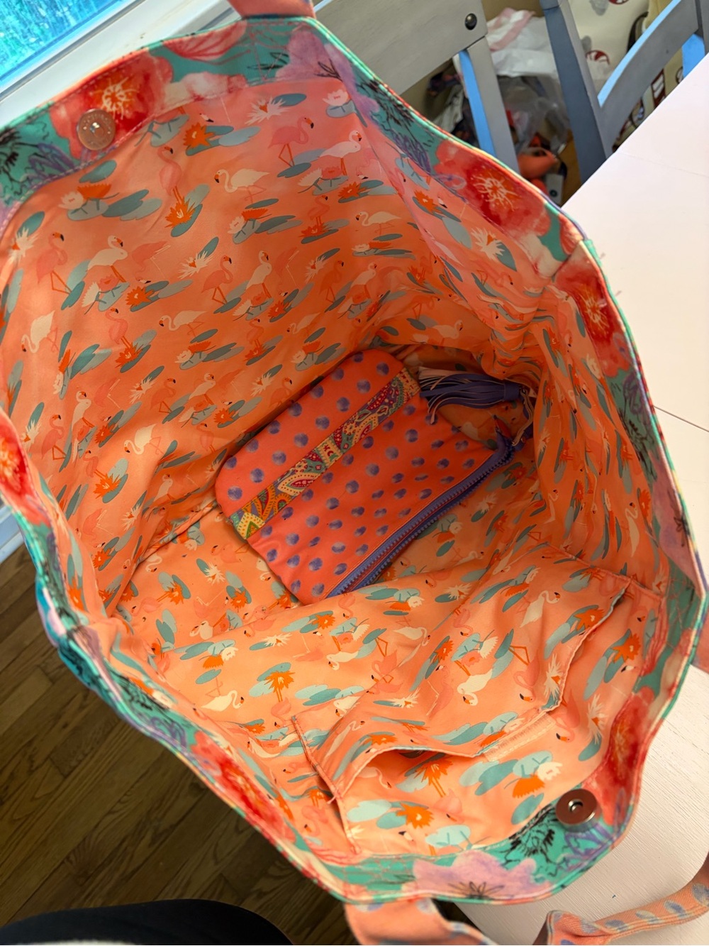 Matilda Jane Tote with pouch - Picture 3 of 3